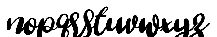 Blushie Demo Font LOWERCASE