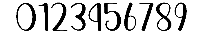 Blustery Font OTHER CHARS