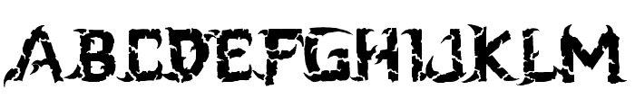 black dogma Font UPPERCASE