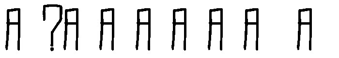 block negrita Font OTHER CHARS