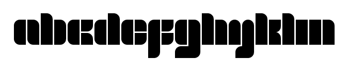 blox Regular Font LOWERCASE