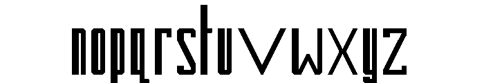 blues mk2 Regular Font LOWERCASE