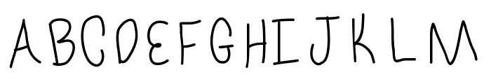 blurred watercolor Font UPPERCASE