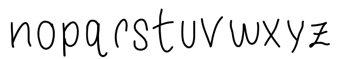 blurred watercolor Font LOWERCASE