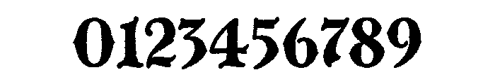 Blackmoor LET Plain Font OTHER CHARS