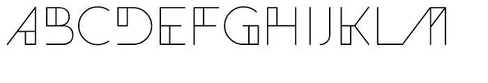 BLOZEND Regular Font LOWERCASE