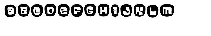 Blackcurrant Cameo Font LOWERCASE