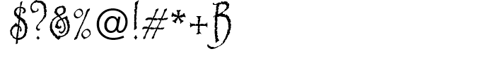 Blackstone Regular Font OTHER CHARS