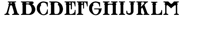 Blackthorn Regular Font LOWERCASE