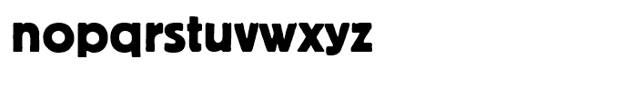 Bloc Regular Font LOWERCASE