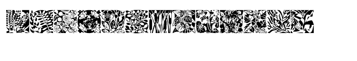 Blooming Meadow Night Font LOWERCASE