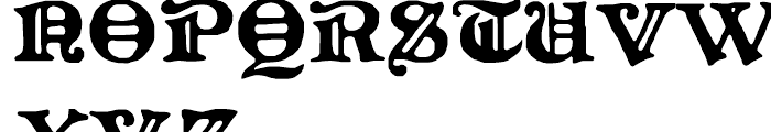 Bluebeard Regular Font UPPERCASE