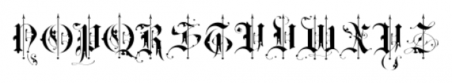 BLAQ Roman Font LOWERCASE