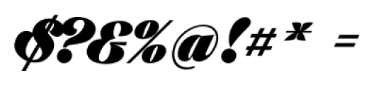 Black Larch Regular Font OTHER CHARS