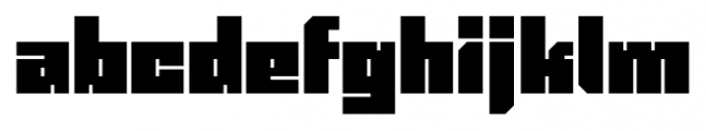 Blackentina 4F Regular Font LOWERCASE