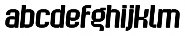 Bladi Two Condensed 4F Italic Font LOWERCASE