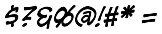 Blambot Casual Italic Font OTHER CHARS