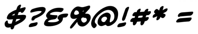 Blambot Classic BB Bold Italic Font OTHER CHARS