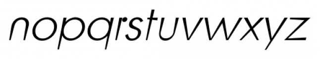 Blitz Thin Italic Font LOWERCASE