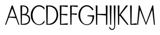BlitzCondensed Thin Font UPPERCASE