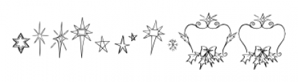 Blue Goblet Christmas Orns Regular Font OTHER CHARS