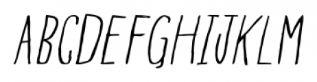 Blue Goblet Drawn Normal Light Italic Font UPPERCASE
