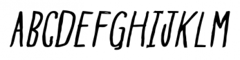 Blue Goblet Drawn Normal Regular Italic Font UPPERCASE
