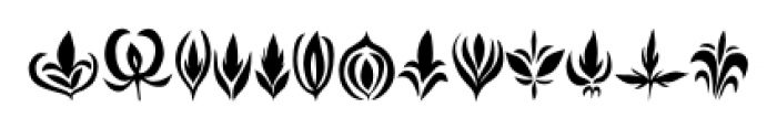 Blue Goblet Emblems Font LOWERCASE
