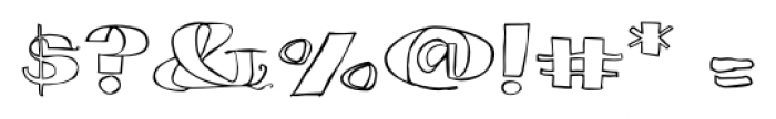 Blue Goblet Serif Outline Black Font OTHER CHARS