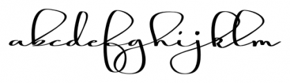 Blythe Regular Font LOWERCASE
