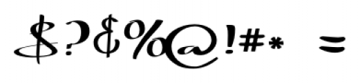 Blythe Sable Font OTHER CHARS
