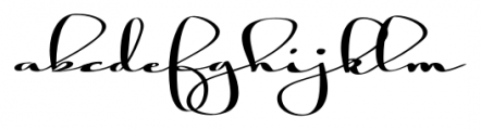Blythe Sable Font LOWERCASE