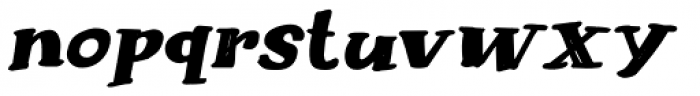 Blabbermouth Italic Font LOWERCASE