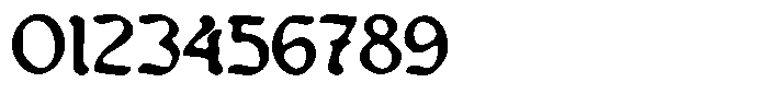 Blacher Inkbleed Font OTHER CHARS