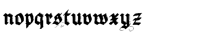 Black Abbey Got Regular Font LOWERCASE