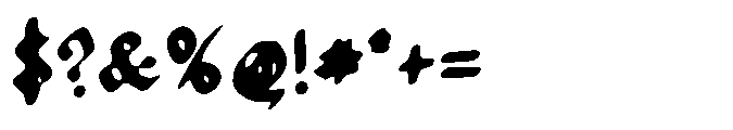 Black Abbey Got Vinted Font OTHER CHARS