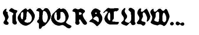 Black Abbey Got Vinted Font UPPERCASE