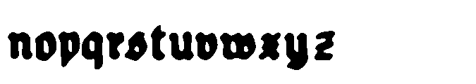 Black Abbey Got Vinted Font LOWERCASE