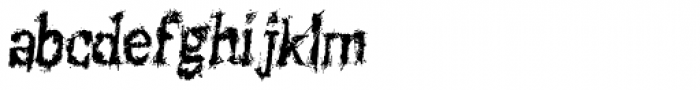 Black Asylum Condensed Italic Font LOWERCASE