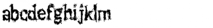 Black Asylum Condensed Font LOWERCASE