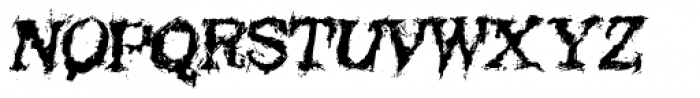 Black Asylum Italic Font UPPERCASE
