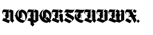 Black Brave Font UPPERCASE