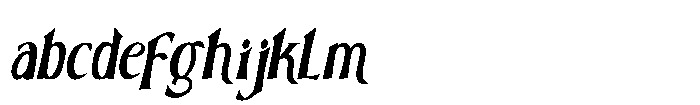 Black Crest Slant FONT
