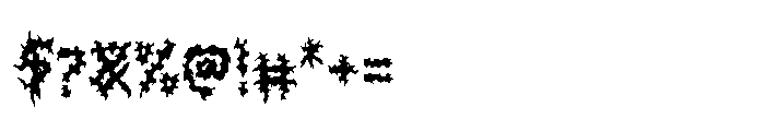 Black Domed Font OTHER CHARS