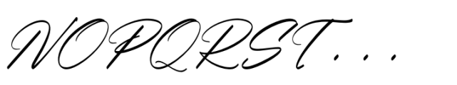 Black Fatal Italic Font UPPERCASE