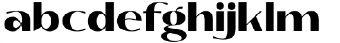 Black Forte Extra Bold Font LOWERCASE