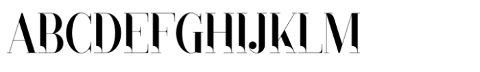 Black Goose Reversed Font UPPERCASE