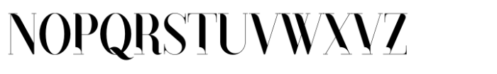 Black Goose Reversed Font UPPERCASE