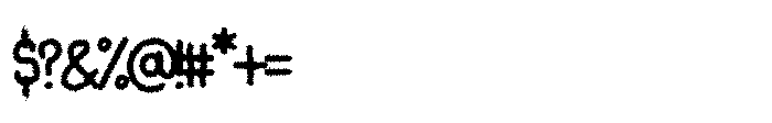 Black Grove Font OTHER CHARS