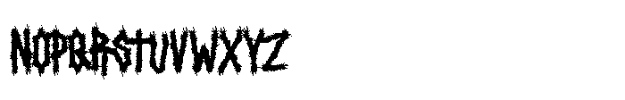 Black Grove Font UPPERCASE